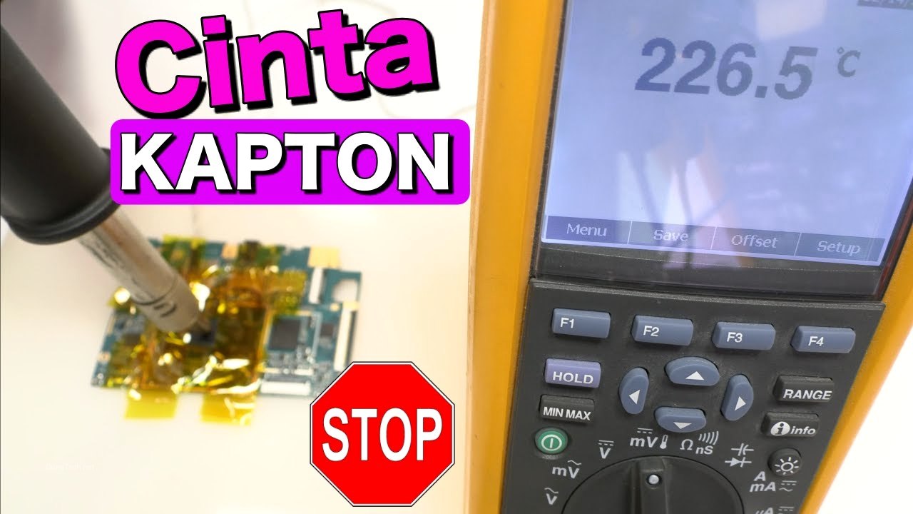 como se usa la cinta kapton