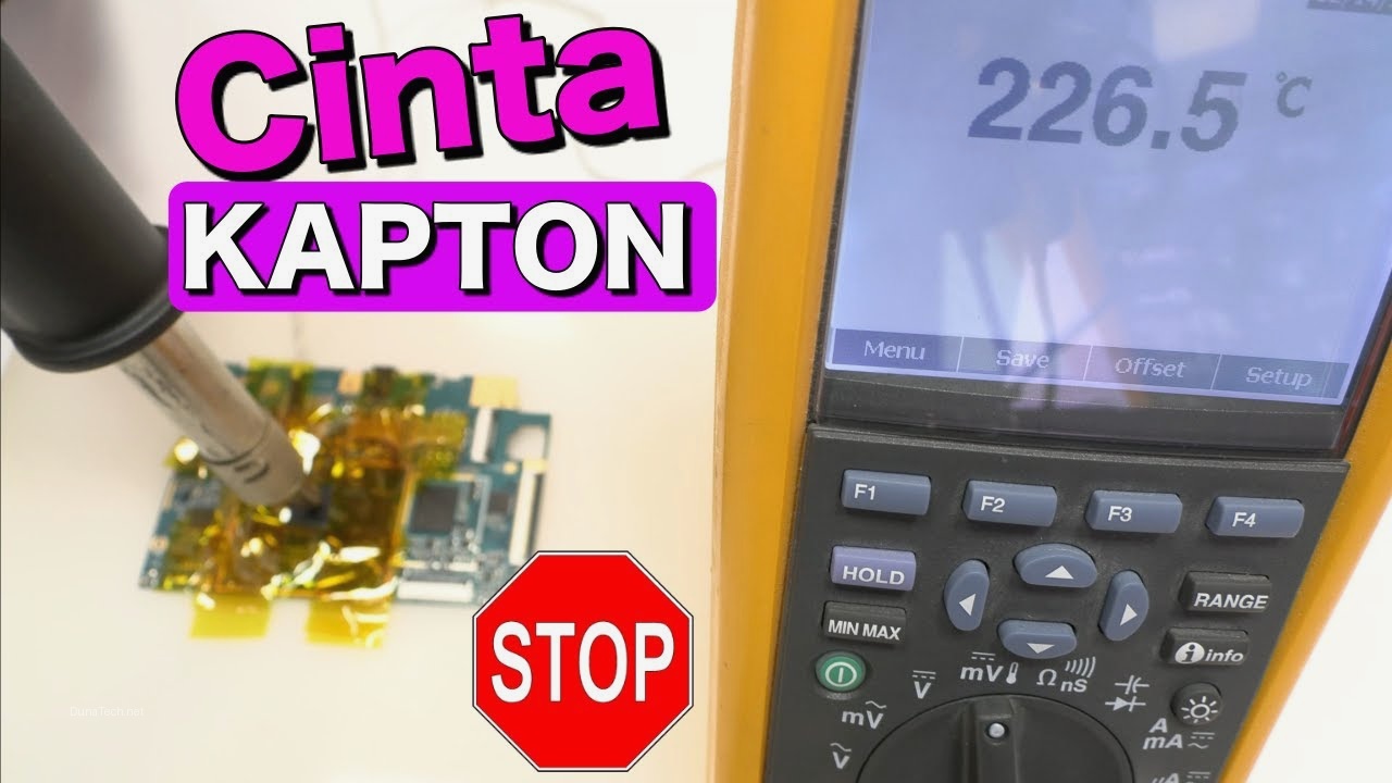 como utilizar cinta kapton