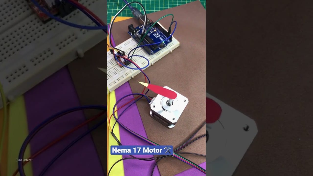 control de velocidad motor nema 17 paso a paso arduino