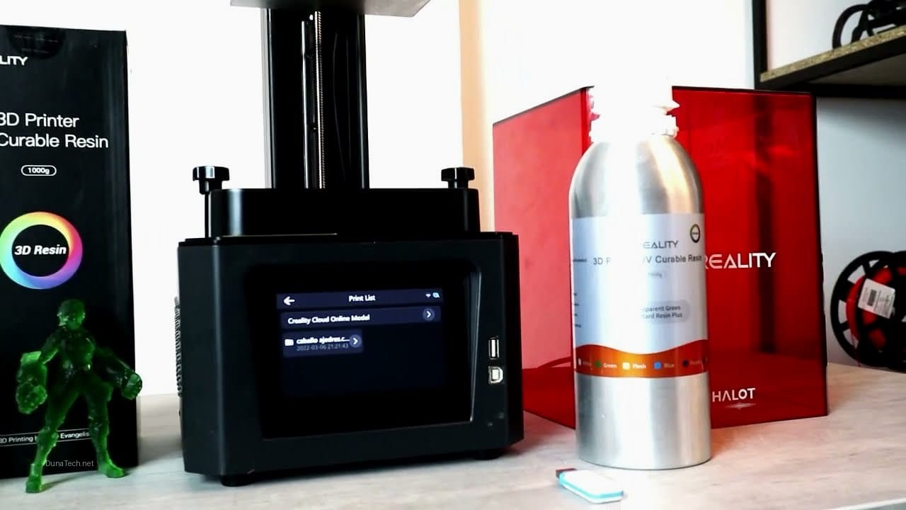 creality halot-one impresora 3d de resina uv