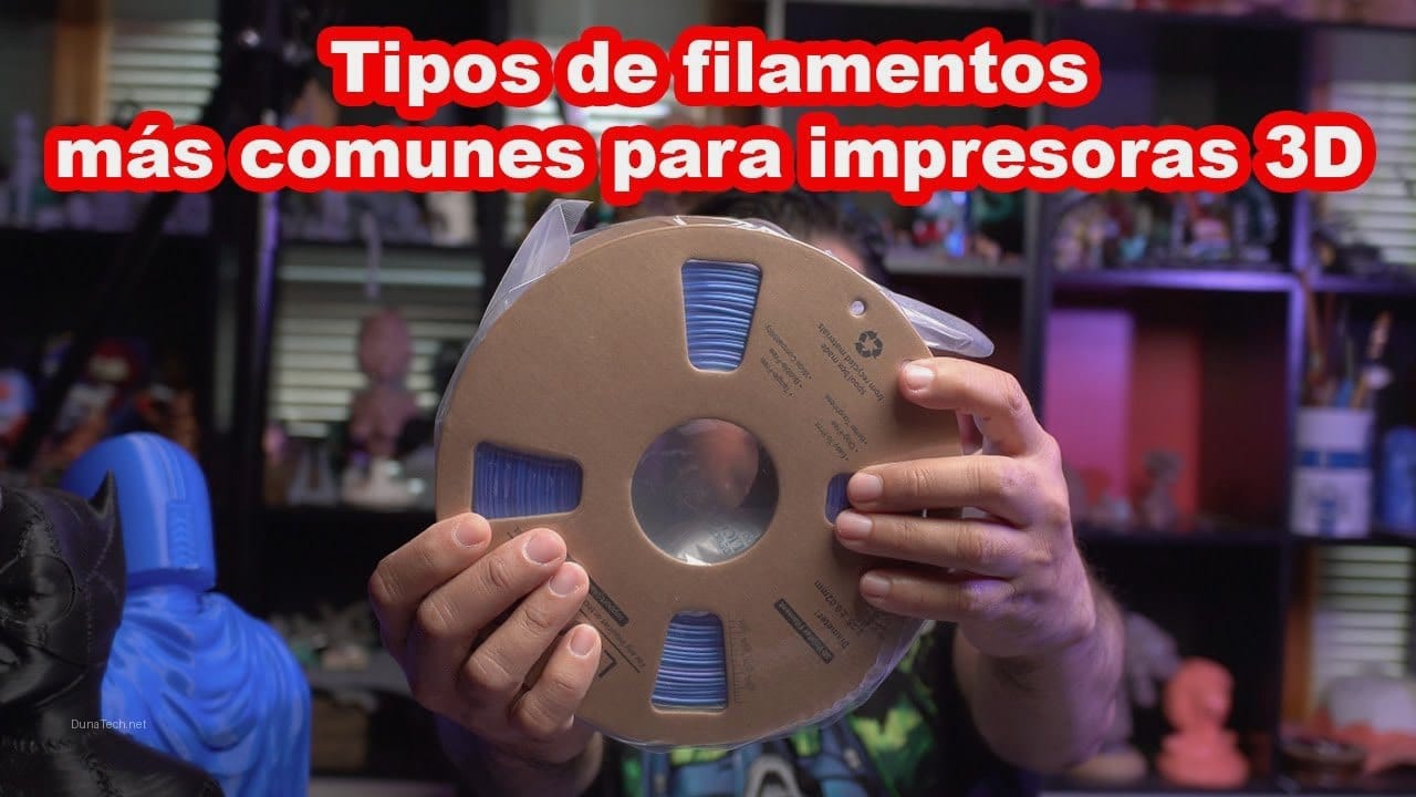 Diferencia de Filamentos para Impresora 3D: PLA vs ABS vs PETG vs TPU