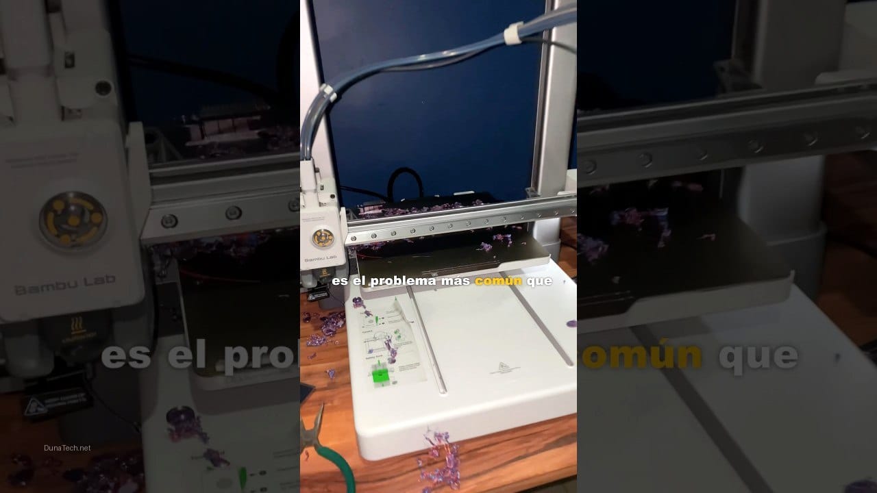 el extrusor no coge bien el filamento impresora 3d