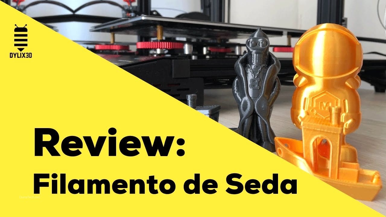 filamento de seda para 3d