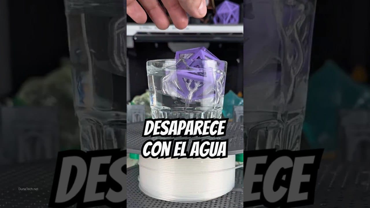 filamento de soporte para impresora 3d soluble en agua