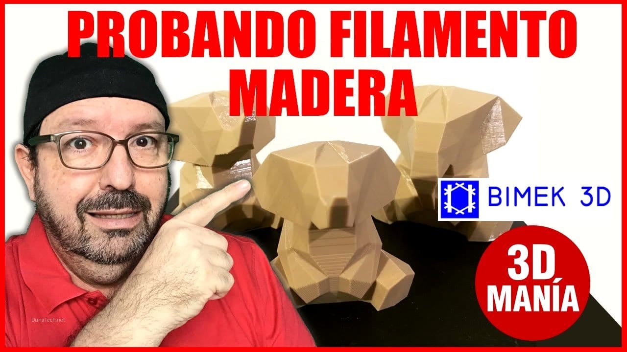 filamento estilo madera para impresora ender 3d
