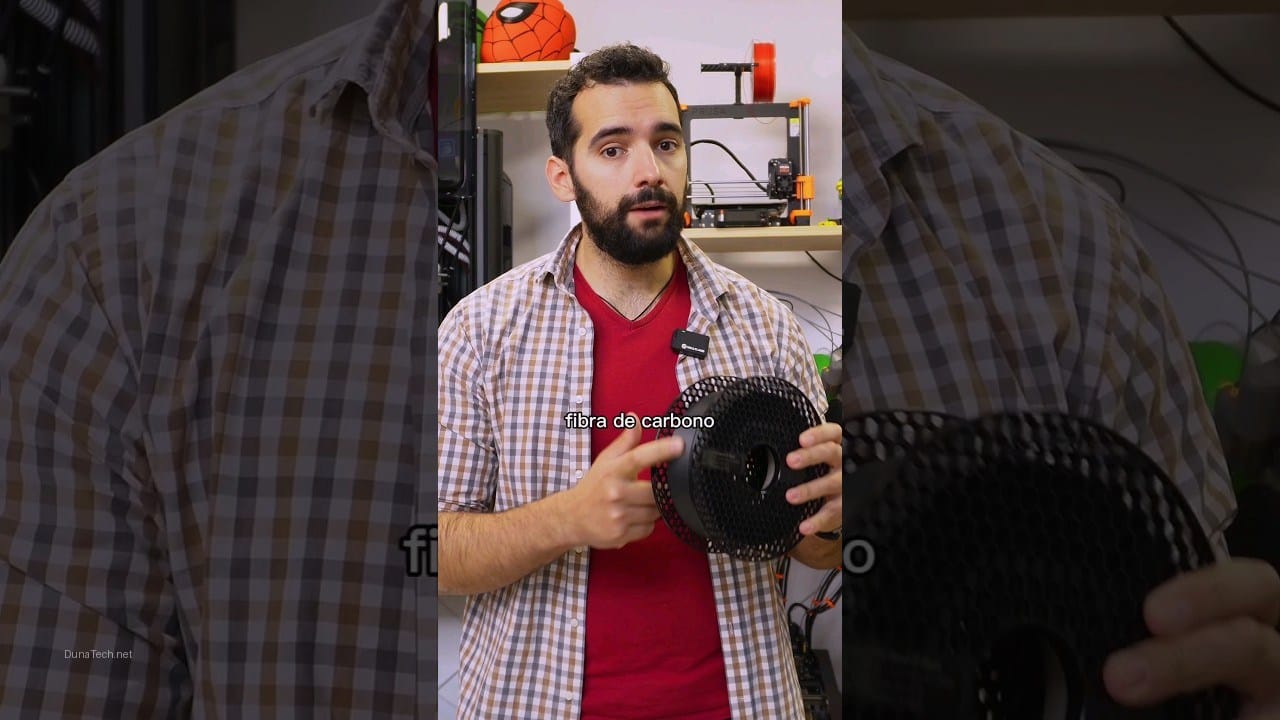 filamento fibra de carbono para impresora 3d