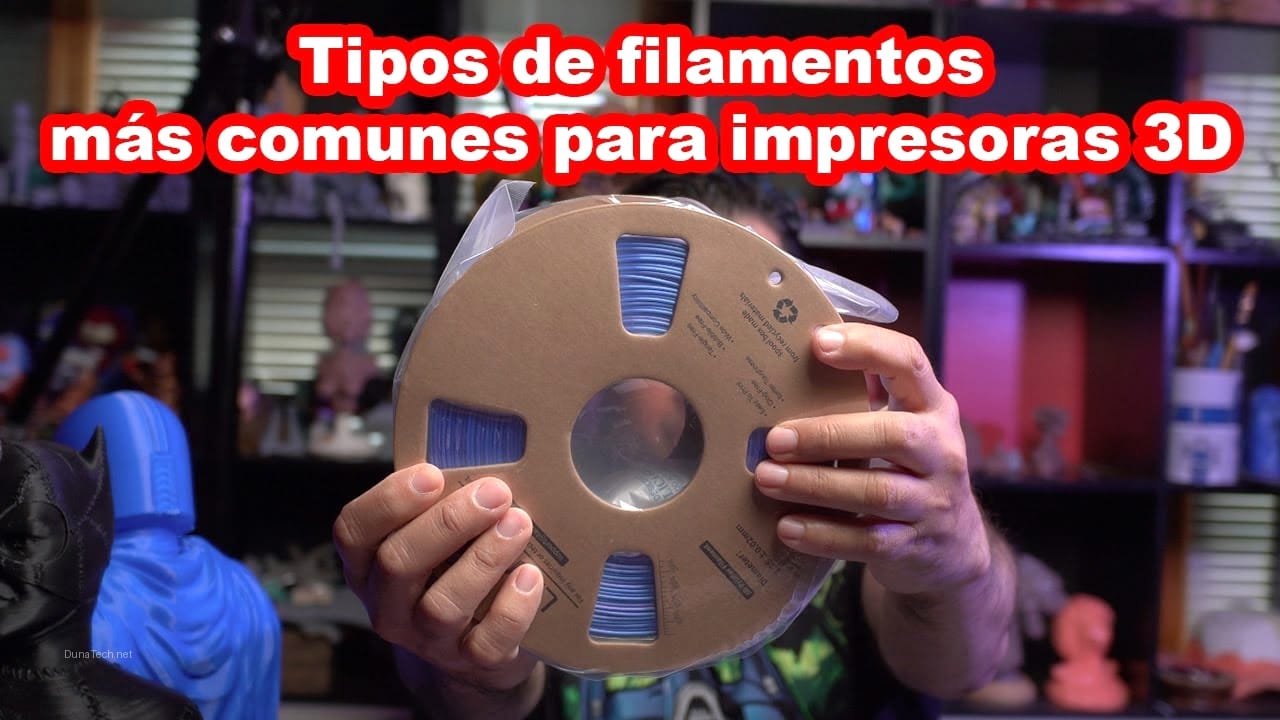 filamento impresora 3d tipos