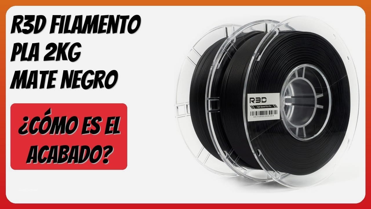 filamento negro impresora 3d