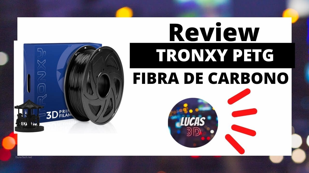 filamento petg con fibra de carbono