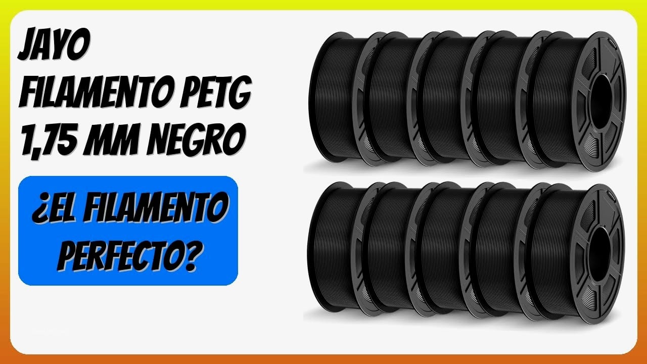 Filamento PETG negro translúcido: ¿Es realmente tan versátil como dicen?