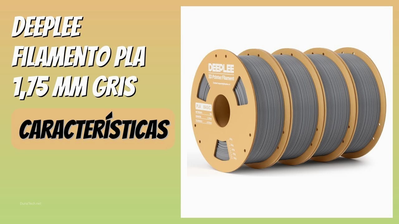 filamento pla gris 1 75