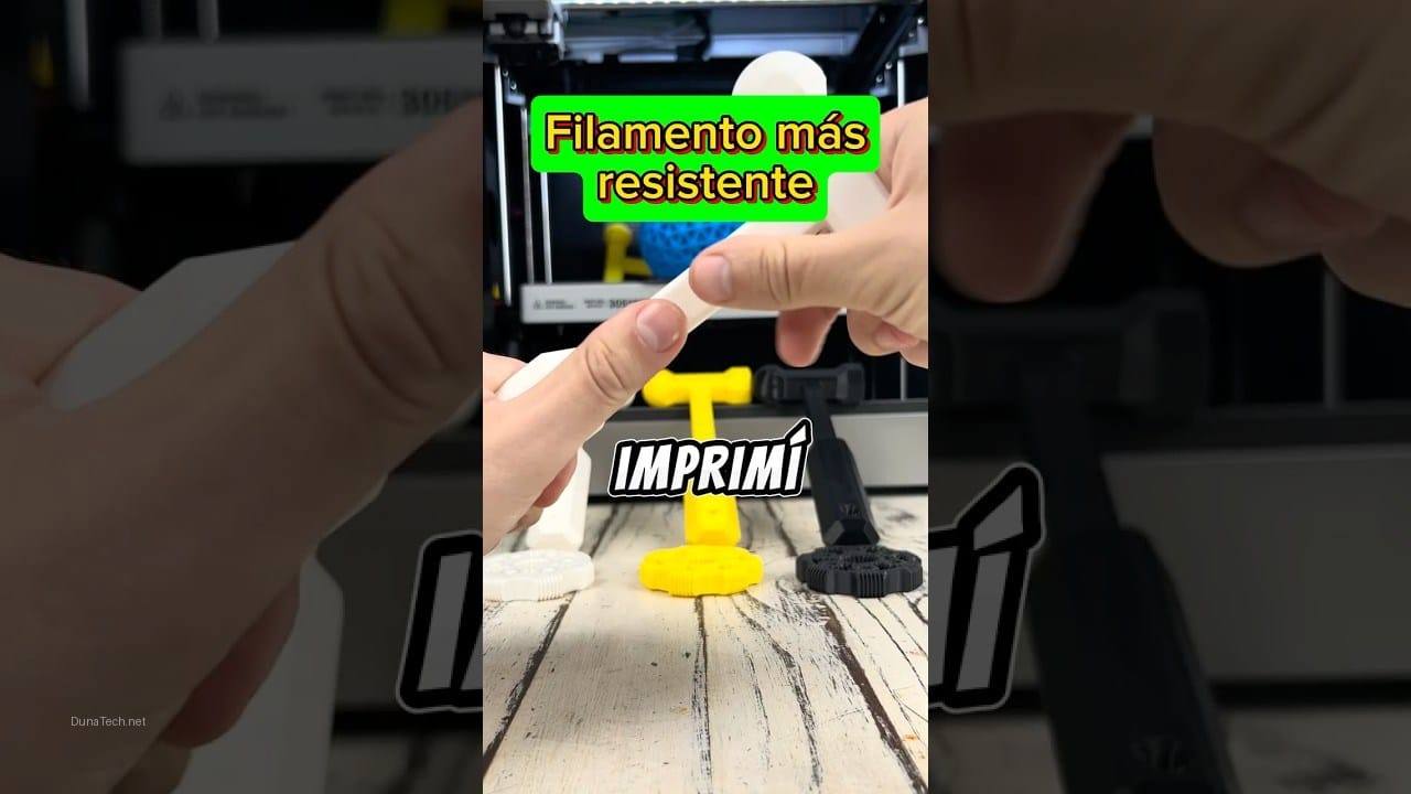 Filamento resistente para impresora 3D: ¿Cuál elegir?