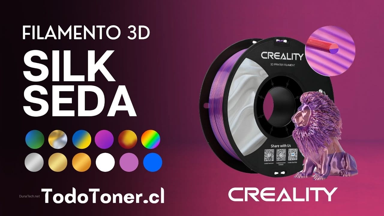 filamentos 3d seda