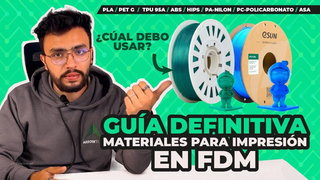 filamentos especiales para impresoras 3d
