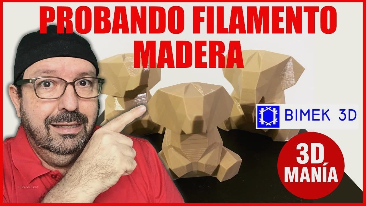 filamentos impresion 3d acabado madera