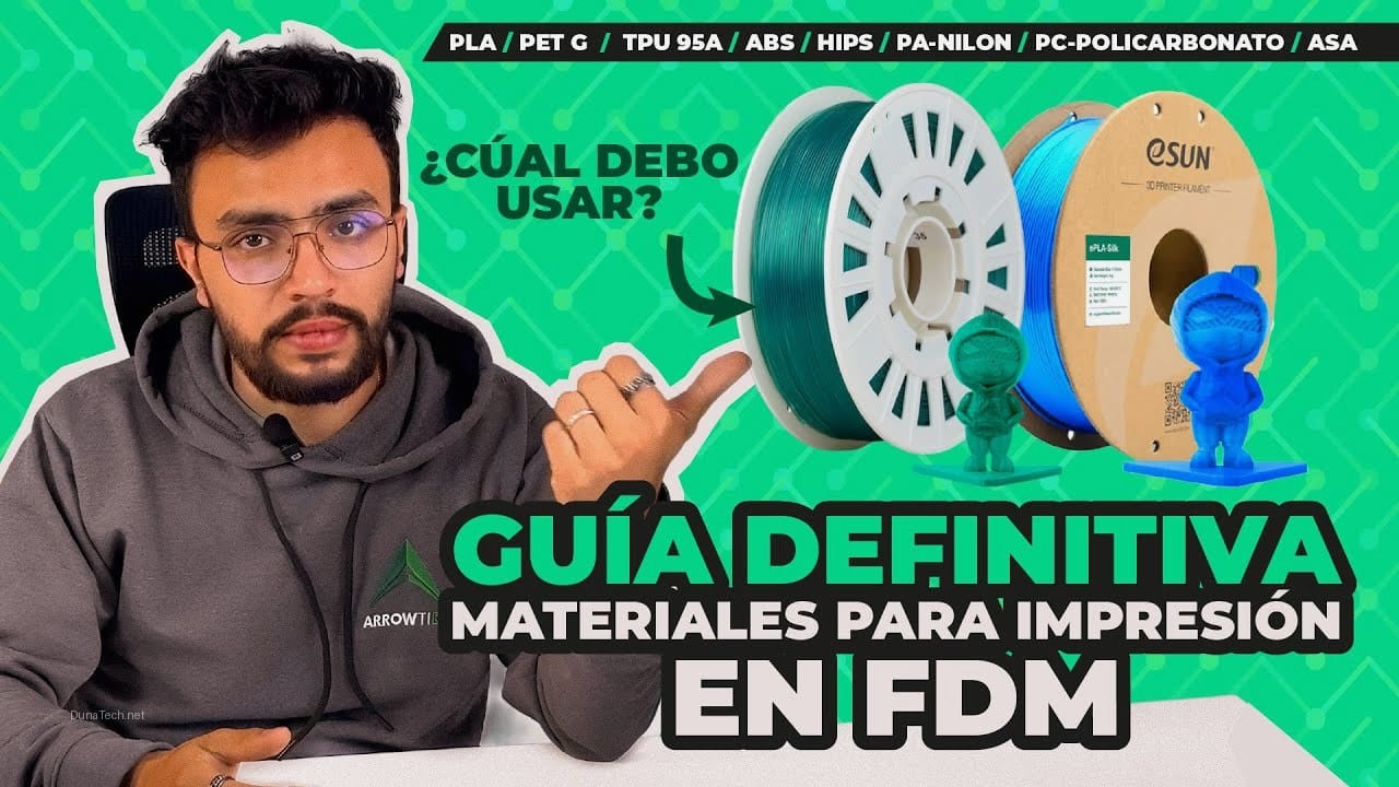filamentos impresora 3d diferencias