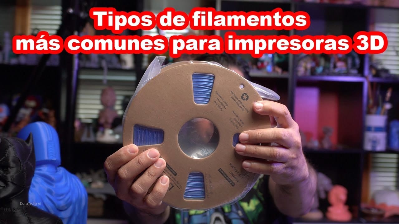 filamentos impresora 3d tipos