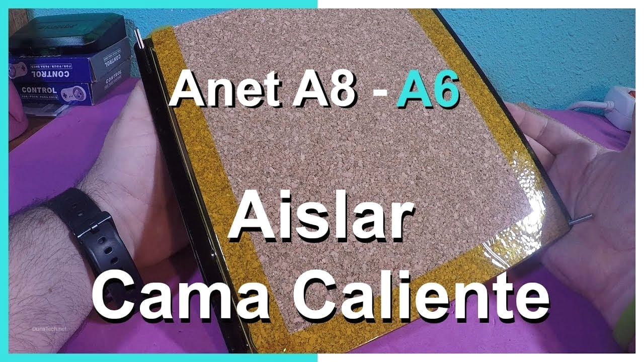 funcion aislante termico cama caliente impresora 3d
