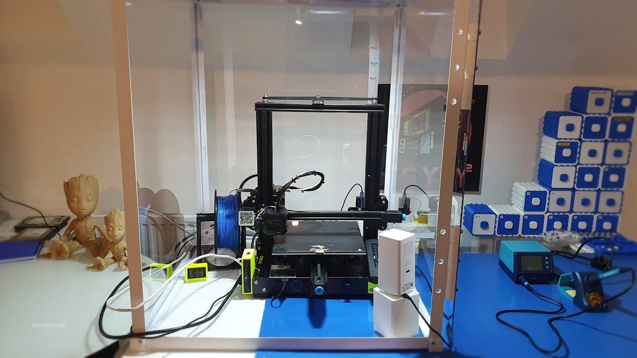 hacer cabina cerrada para impresora 3d