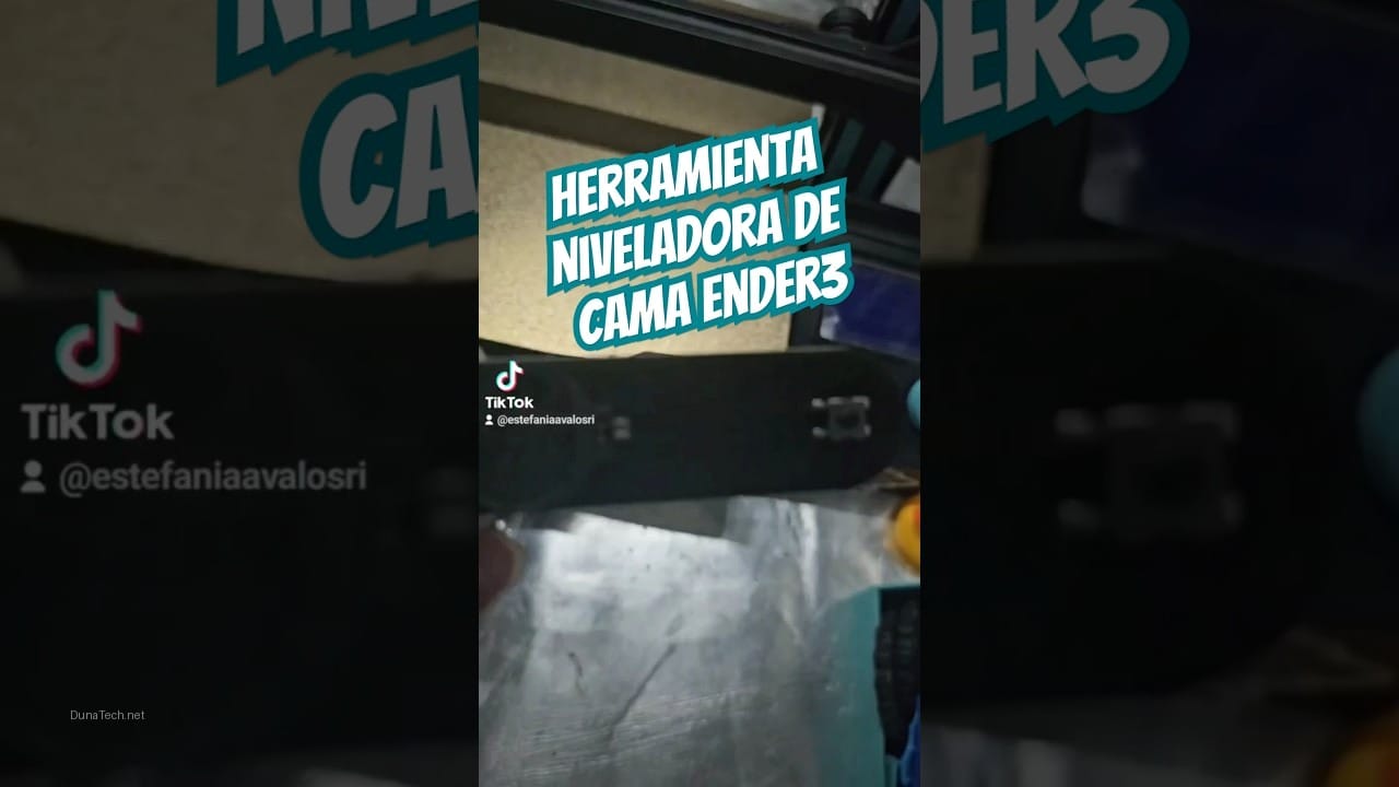 herramienta para nivelar cama caliente en impresoras 3d