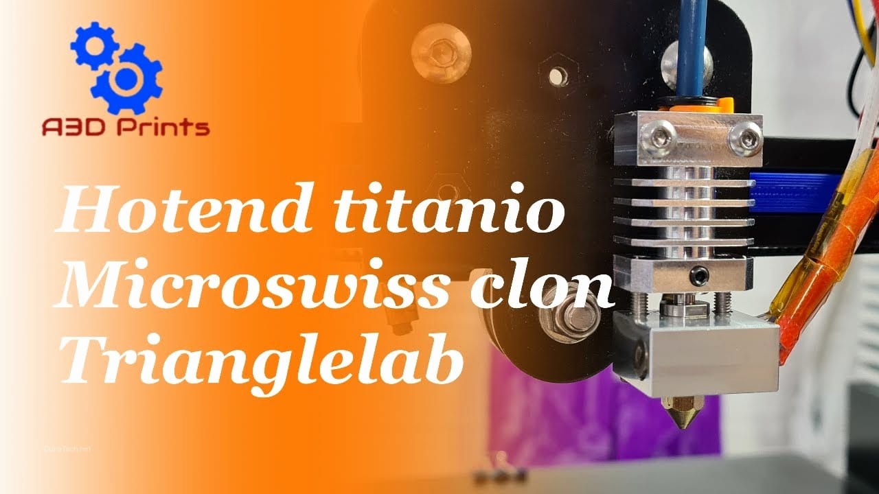 hotend y sensor impresora 3d
