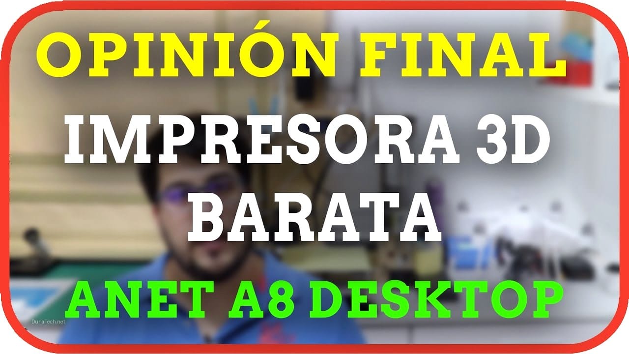 impresora 3d barata anet a8