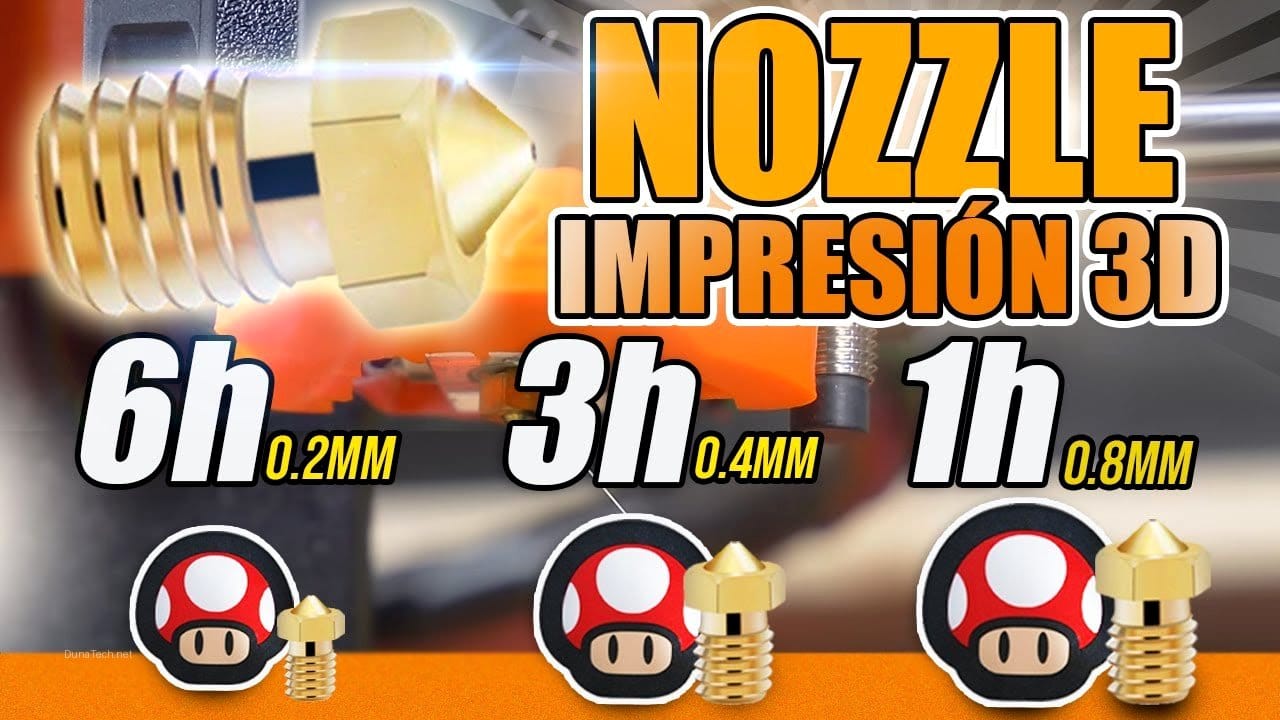 impresora 3d boquilla de acero