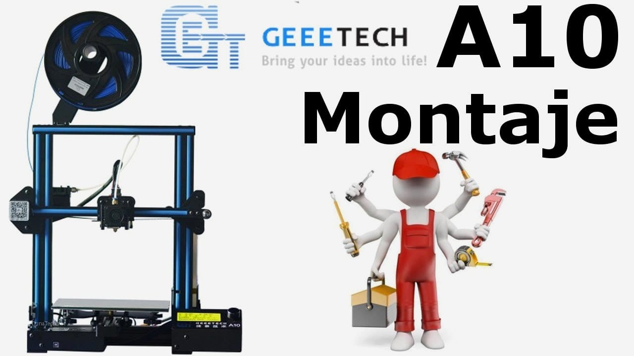 impresora 3d como introducir filamento geeetech a10