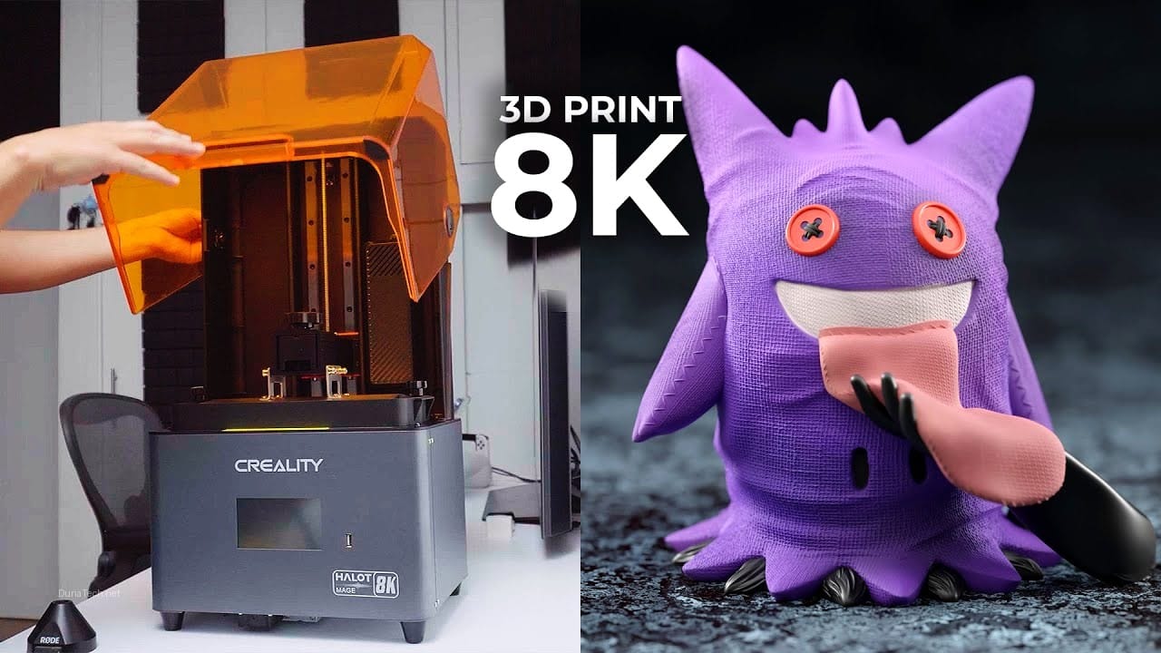Halot Mage 8K: ¿La impresora 3D de resina definitiva para detalles extremos?
