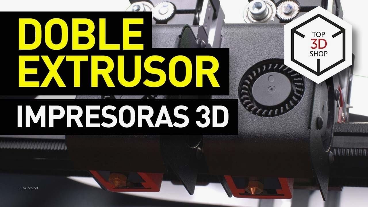 impresora 3d doble extrusor y niveladora 24v pantalla tactil