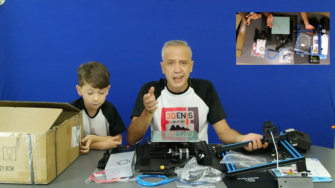 impresora 3d geeetech a10 coje filamento