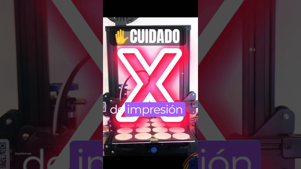 impresora 3d me imprime fuera de la cama