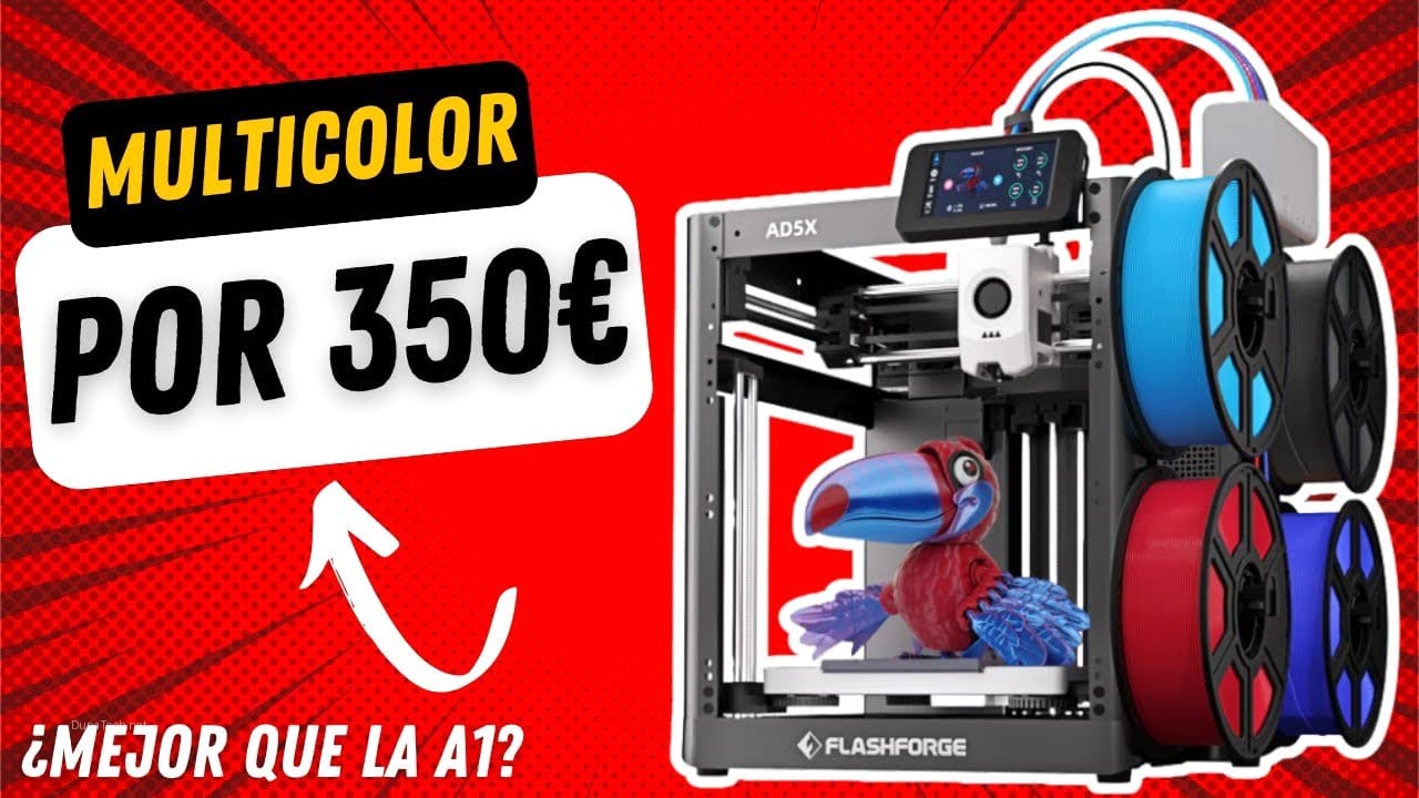 impresora 3d multicolor barata