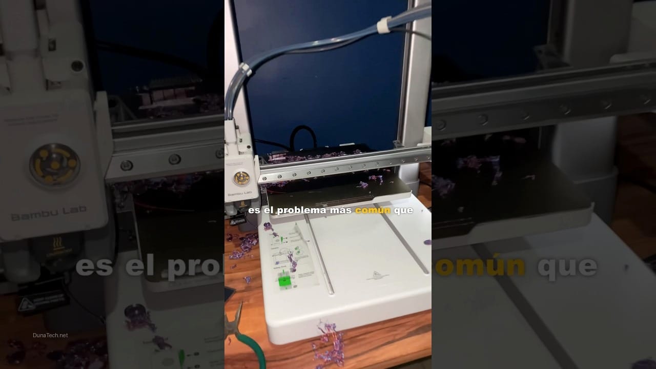 impresora 3d no carga filamento