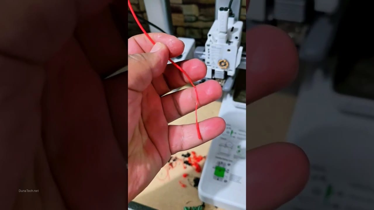 impresora 3d no sale filamento con fluidez
