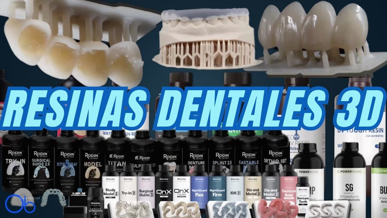 impresora 3d resina dental