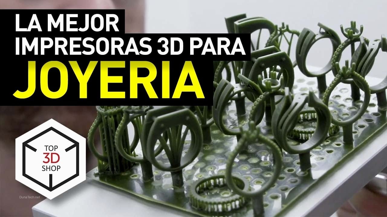 impresora 3d resina joyeria