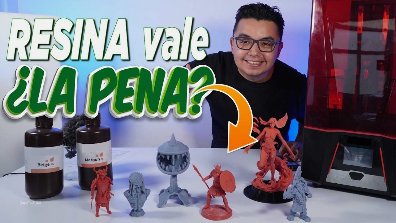 impresora 3d resina transparente