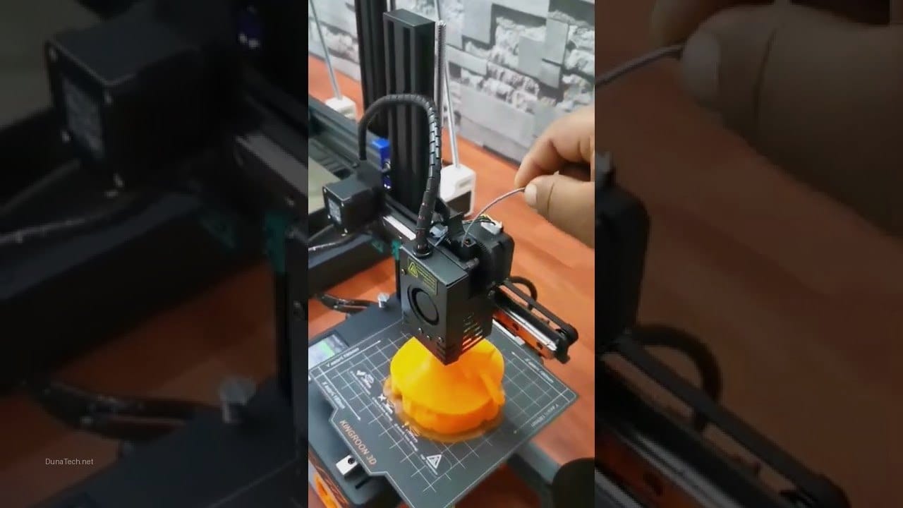instrucion para cambiar filamento impresora 3d