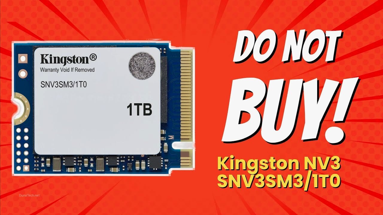 Kingston NV3 NVMe PCIe 4.0 SSD Interno 1TB M.2 2230: ¿Es realmente una opción fiable en 2026?