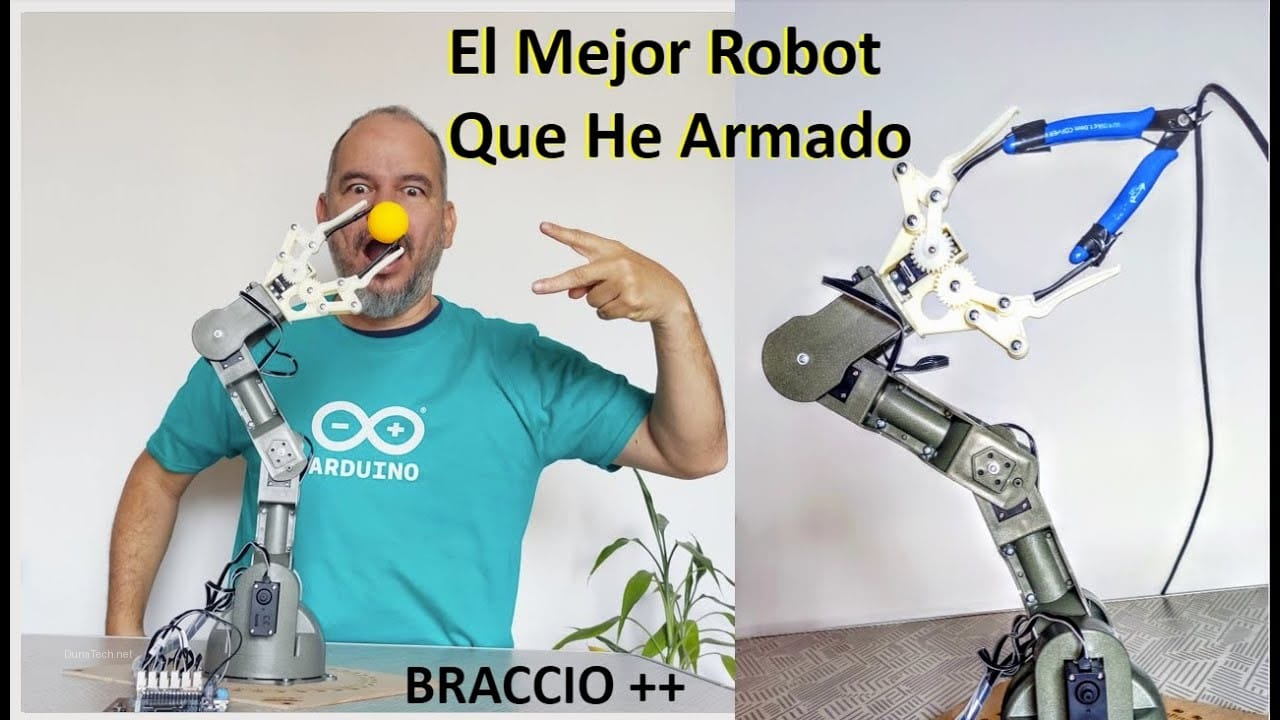 Cómo montar un kit de brazo robótico con Arduino e impresora 3D